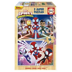 SPIDEY & HIS AMAZING FRIENDS PUZZLE 2X16 PIEZAS