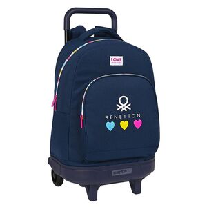 MOCHILA CON CARRO COMPACT EXTRAIBLE BENETTON LOVE