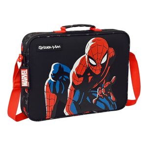 CARTERA EXTRAESCOLARES SPIDER-MAN HERO 38X28X6CM