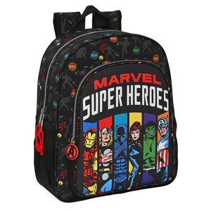 MOCHILA ESCOLAR JUNIOR ADAPTABLE AVENGERS SUPER HEROES