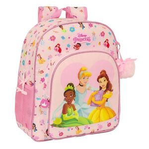 MOCHILA ESCOLAR JUNIOR ADAPT. CARRO PRINCESAS DISNEY