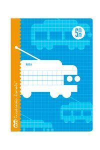 LIBRETA 4º 16H 70G CUADROVIA LAMELA 5MM