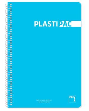 BLOC CUARTO PAUTA 3,5MM 80 HOJAS 90 GRAMOS PLASTIPAC PACSA