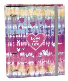 CARPEBLOC 4 ANILLAS 120H SENFORT TIE DYE ROSA