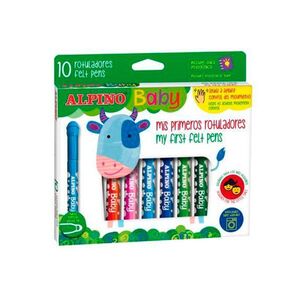 ROTULADORES ALPINO BABY 10 COLORES SURTIDOS