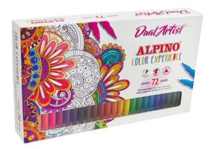 ROTULADORES ALPINO DUAL ARTIST COLOR EXPERIENCE 72 COLORES SURTIDOS