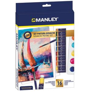 SET CREATIVO MANLEY GOUCHE 16 PIEZAS