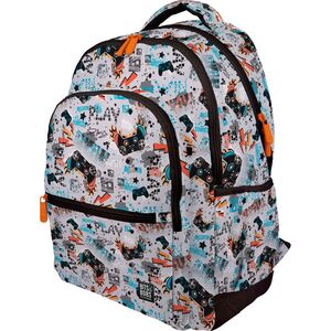 MOCHILA DOBLE ESCOLAR RUBBER BITS&BOBS 23 PLAY GRAFOPLAS
