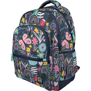 MOCHILA ESCOLAR GRAFOPLAS RUBBER B&B 24 BOTANIC