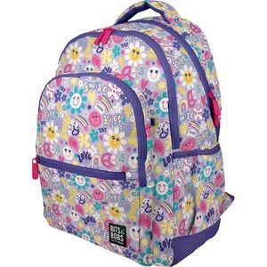 MOCHILA ESCOLAR GRAFOPLAS RUBBER B&B 24 SMILE