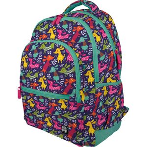 MOCHILA DOBLE ESCOLAR RUBBER BITS&BOBS 23 DOGS GRAFOPLAS