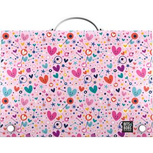 MALETIN PP BITS&BOBS 23 HEARTS GRAFOPLAS