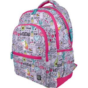 MOCHILA DOBLE ADAPTABLE RUBBER BITS&BOBS 23 FANTASY GRAFOPLAS