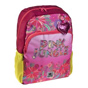 MOCHILA ESCOLAR PINK JUNGLE BY BUSQUETS