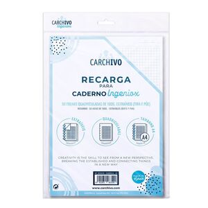 RECAMBIO BLOC INGENIOX A4 50H CUADRO 5X5