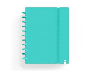 CUADERNO CARCHIVO INGENIOX FOAM A5 80H CUADRICULA MENTA PASTEL