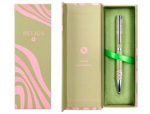 BOLIGRAFO BELIUS INK DREAMS ALUMINIO COLOR VERDE MATCHA