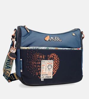 BANDOLERA CON BOLSILLOS AZUL MARINO ANEKKE NATURE PACHAMAMA