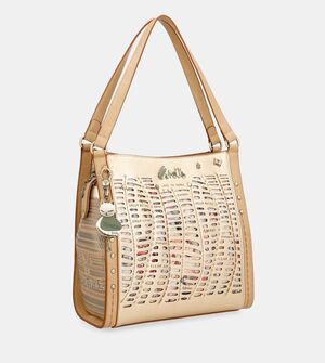 BOLSO DE HOMBRO DORADO ANEKKE NATURE PACHAMAMA