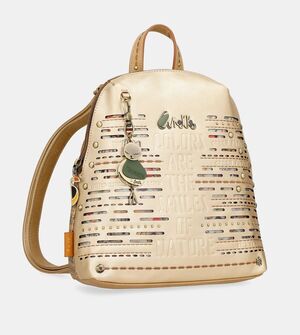 MOCHILA DORADA ANEKKE NATURE PACHAMAMA