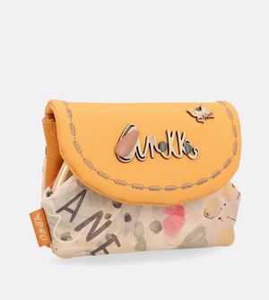 MONEDERO DE SOLAPA AZUL OCRE ANEKKE NATURE PACHAMAMA