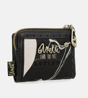 BILLETERO NEGRO PEQUEÑO RFID ANEKKE NATURE SHODO
