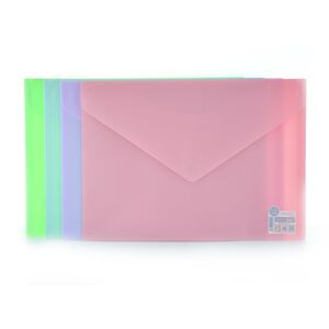 CARPETA SOBRE OFFICEBOX Fº VELCRO PP BLUSH SURTIDO