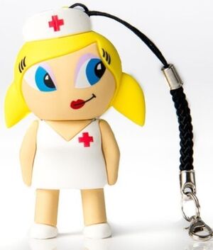 MEMORIA USB 32GB TECHONETECH ENFERMERA KITTY