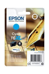 CARTUCHO TINTA ORIGINAL EPSON CIAN Nº16XL 