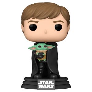 FIGURA POP STAR WARS MANDALORIAN LUKE W/CHILD 482
