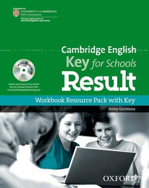 KET RESULT FOR SCHOOLS WORKBOOK WITH KEY PACK
