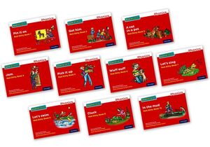 READ WRITE INC - PHONICS RED DITTY BOOKS - COLOUR PACK OF 10