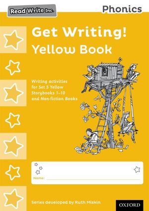READ WRITE INC - PHONICS SET 5 YELLOW GET WRITING! BOOKS PACK OF 10