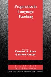 PRAGMATICS IN LANGUAGE TEACHING