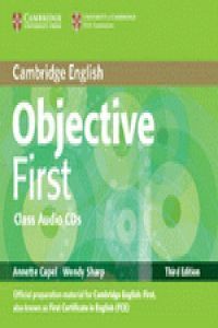 OBJECTIVE FIRST CLASS AUDIO CDS (2) 3RD EDITION