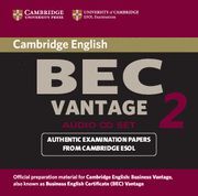 CAMBRIDGE BEC VANTAGE 2 AUDIO CD