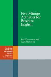 FIVE-MINUTE ACTIVITIES FOR BUSINESS ENGLISH