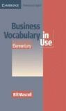 BUSINESS VOCABULARY IN USE (ELEMENTARY)