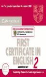 CAMBRIDGE FIRST CERTIFICATE IN ENGLISH 2 FOR UPDATED EXAM AUDIO CDS (2)