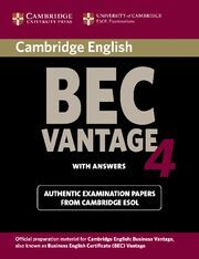 CAMBRIDGE BEC 4 VANTAGE STUDENT'S BOOK WITH ANSWERS