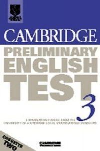 CASSETTE CAMBRIDGE PET 3 PRELIMINARY ENGLISH TEST