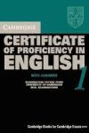 SB.1. CAMBRIDGE CERTIFICATE OF PROFICIENCY IN ENGLISH (+  ANSWERS)