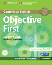 OBJECTIVE FIRST STUDENT'S BOOK WITHOUT ANSWERS WITH CD-ROM 4TH EDITION