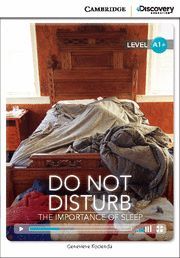 DO NOT DISTURB: THE IMPORTANCE OF SLEEP HIGH BEGINNING BOOK WITH ONLINE ACCESS