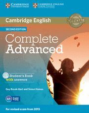COMPLETE ADVANCED STUDENT'S BOOK WITH ANSWERS WITH CD-ROM 2ND EDITION