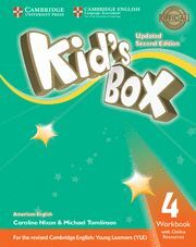 KID'S BOX LEVEL 4 WORKBOOK WITH ONLINE RESOURCES AMERICAN ENGLISH