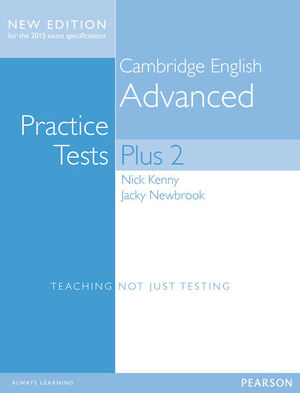 CAMBRIDGE ADVANCED VOLUME 2 PRACTICE TESTS PLUS NEW EDITION STUDE