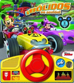 LIBRO CON VOLANTE MICKEY Y LOS SUPERPILOTOS LSWHEEL