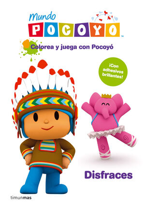 COLOREA Y JUEGA CON POCOYO. DISFRACES