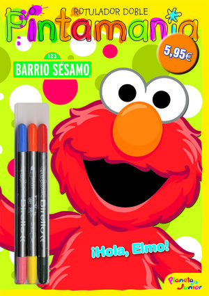BARRIO SESAMO. PINTAMANIA ROTULADORES DOBLES